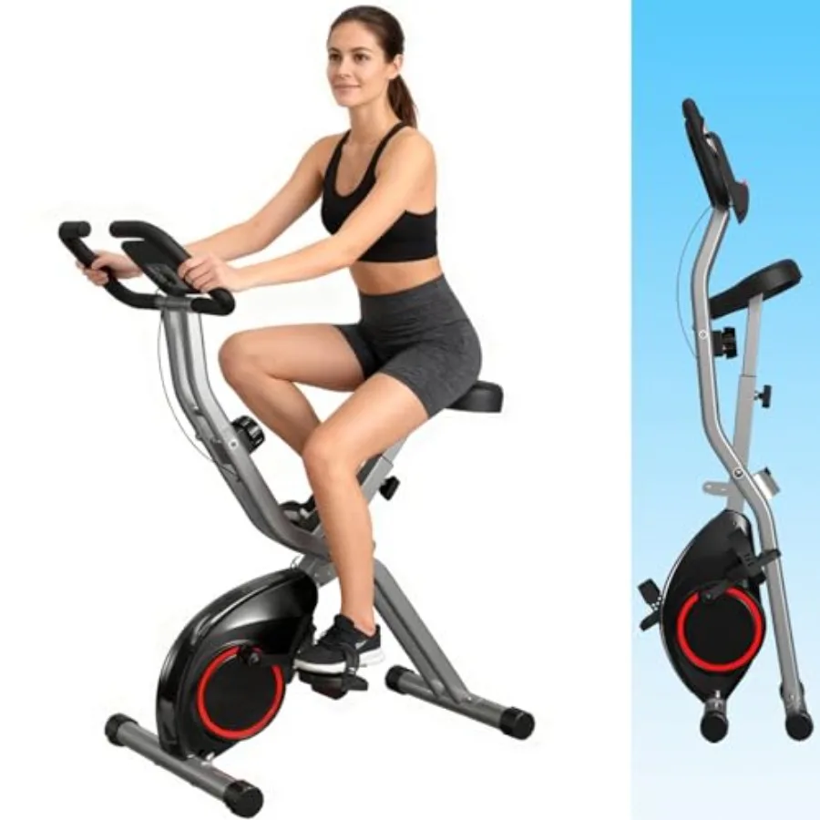 Exercise Bike Magnetic Resistance - دراجة تمارين قابلة للطي للشقق الصغيرة: