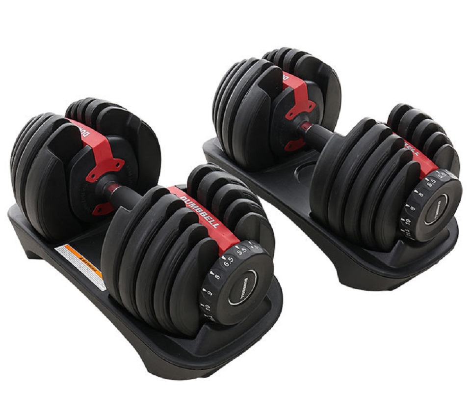 مجموعة أثقال قابلة للتعديل 52. - مراجعة Adjustable Dumbbell Pair 40Kg وسعره