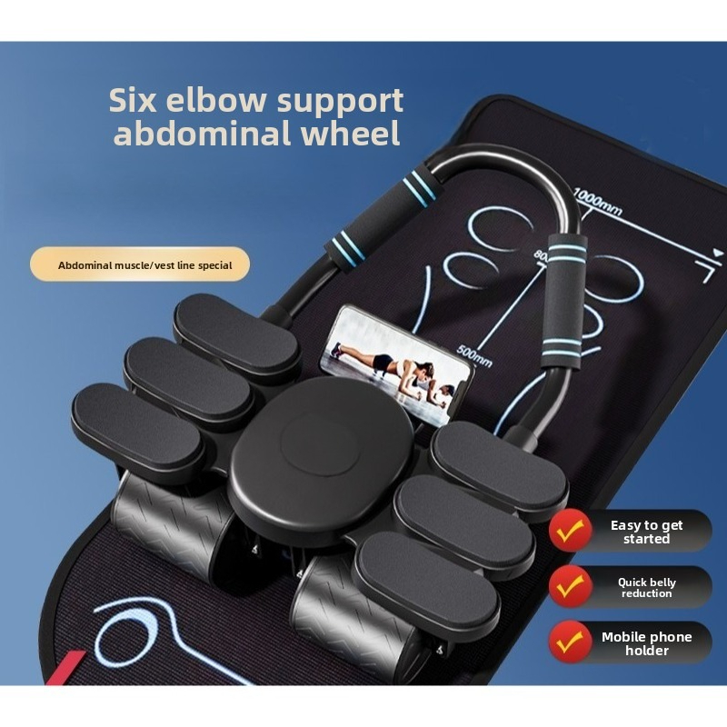 جهاز تمارين البطن بأربع عجلات  - مراجعة Ab Roller Wheel With Elbow Support وسعره