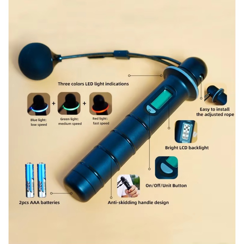 عرض ساخن بالجملة: حبل قفز رقمي - مراجعة Smart Jump Rope Digital Counter وسعره
