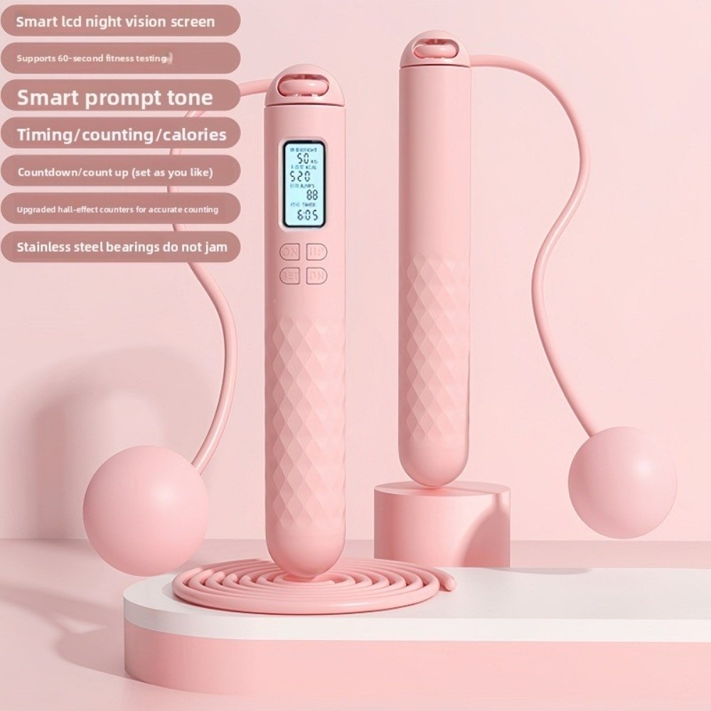 حبل قفز لاسلكي مع عداد للتخسيس - مراجعة Smart Jump Rope Digital Counter وسعره