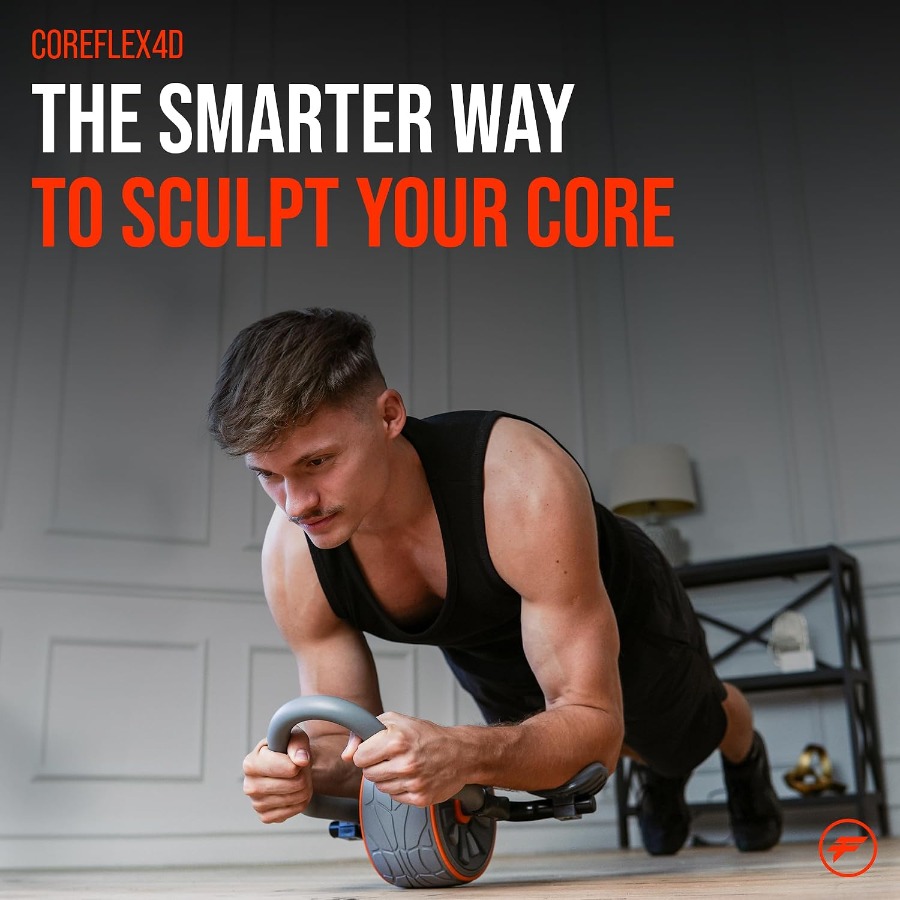 عجلة تمارين البطن CoreFlex4D م - مراجعة Ab Roller Wheel With Elbow Support وسعره