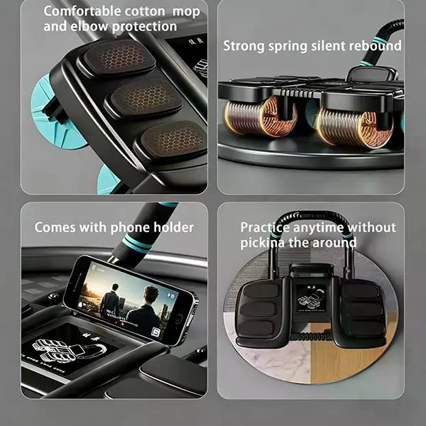 عجلة تمارين البطن ذات 4 عجلات  - مراجعة Ab Roller Wheel With Elbow Support وسعره