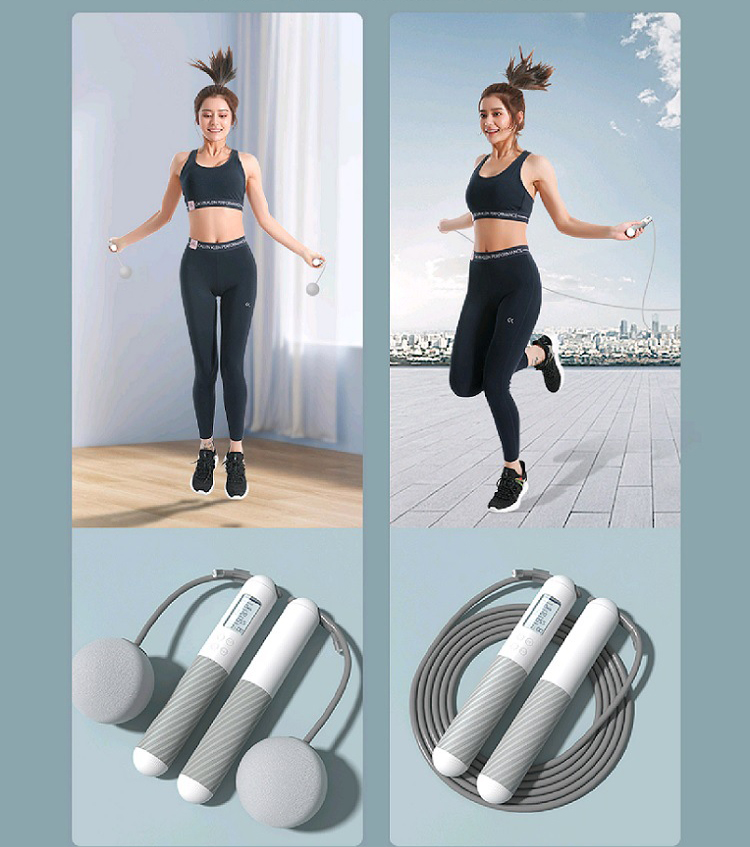 حبل قفز ذكي احترافي بوزن قابل  - مراجعة Smart Jump Rope Digital Counter وسعره