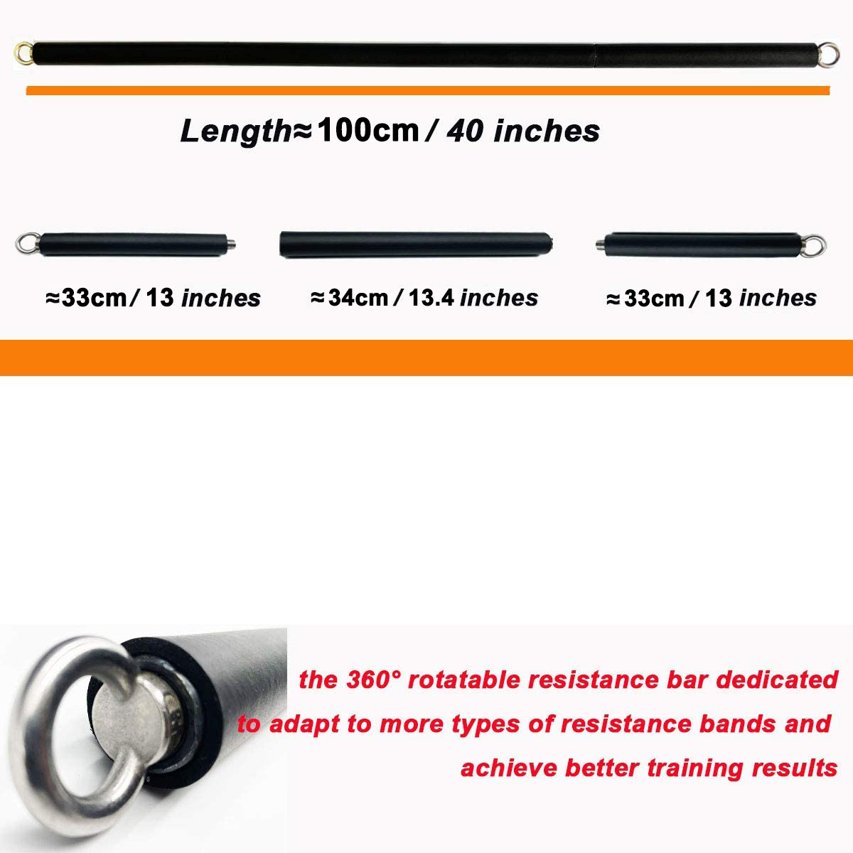 150lb اللياقة البدنية الغنيمة  - مراجعة Pilates Bar Kit With Resistance Bands وسعره